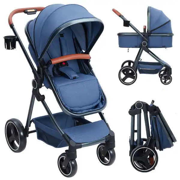 Foldable baby stroller