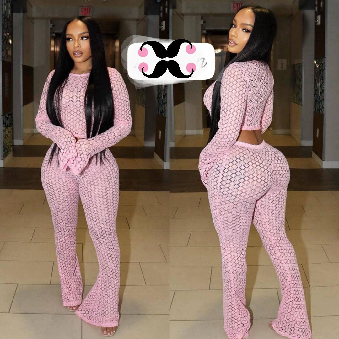 Women's Two-Piece Lounge Set Beige