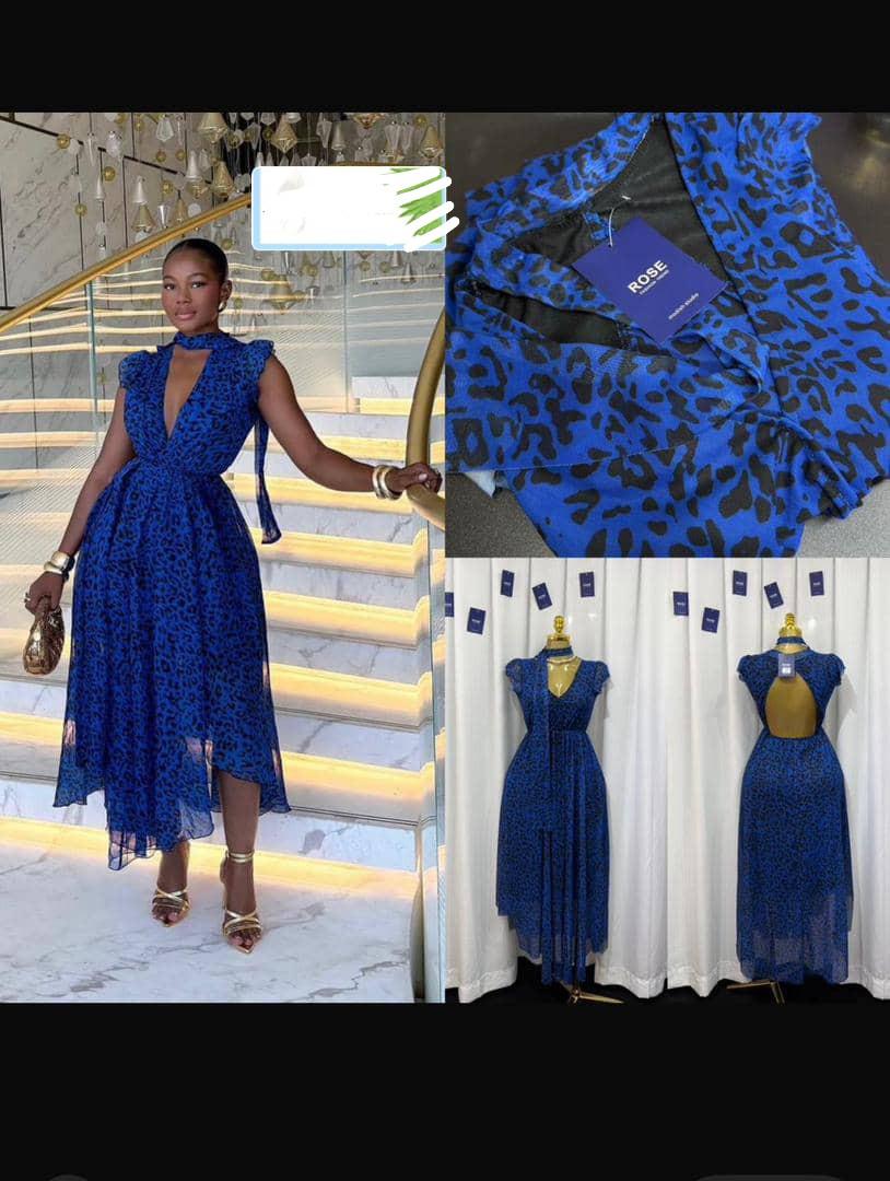 Women's Ankara Maxi Gown Emerald